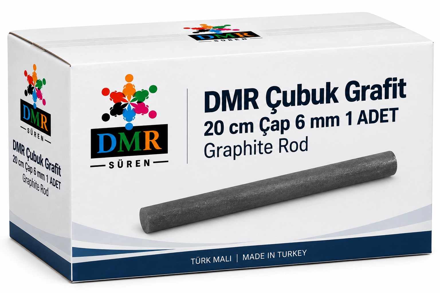 Çubuk Grafit 20 cm Çap 6 mm 1 ADET Graphite Rod