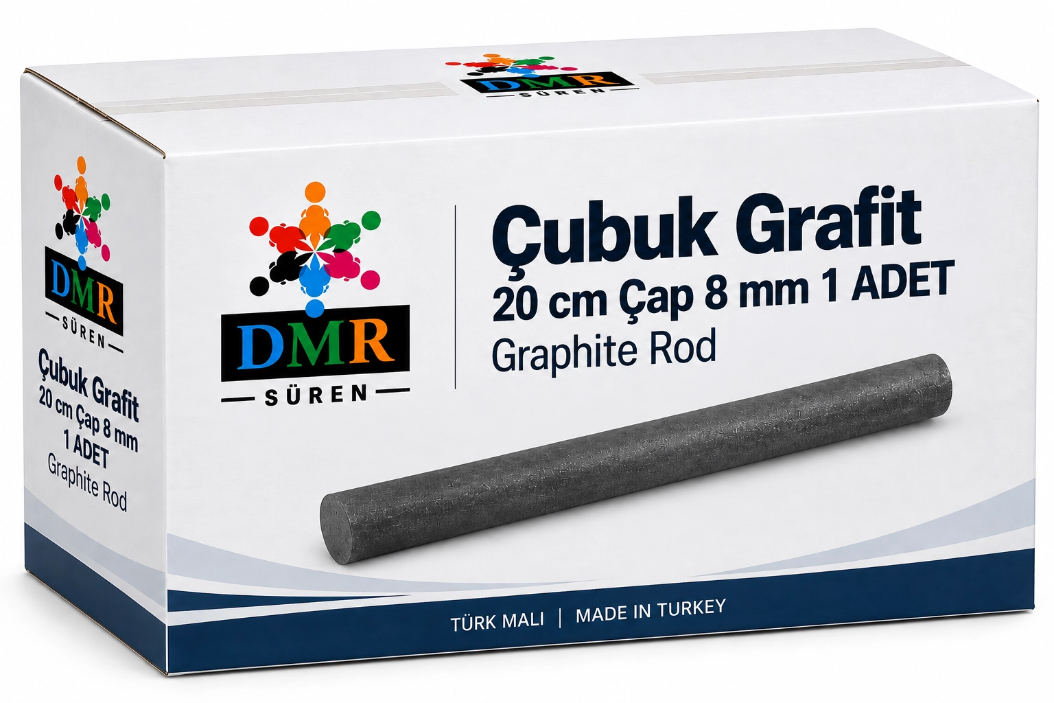 Çubuk Grafit 20 cm Çap 8 mm 1 ADET Graphite Rod