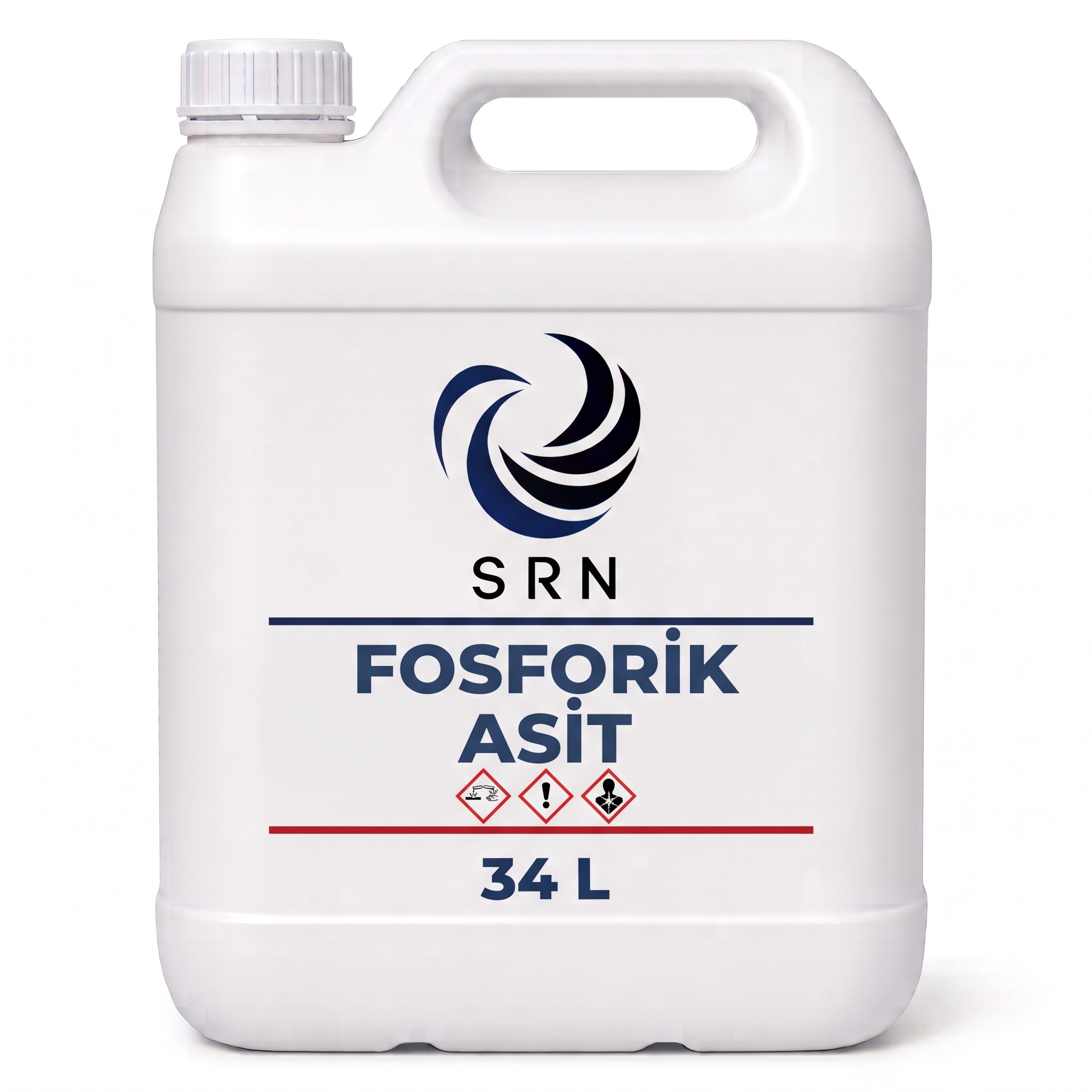 Fosforik Asit 34 kg sıvı bidon  Phosphoric Acid