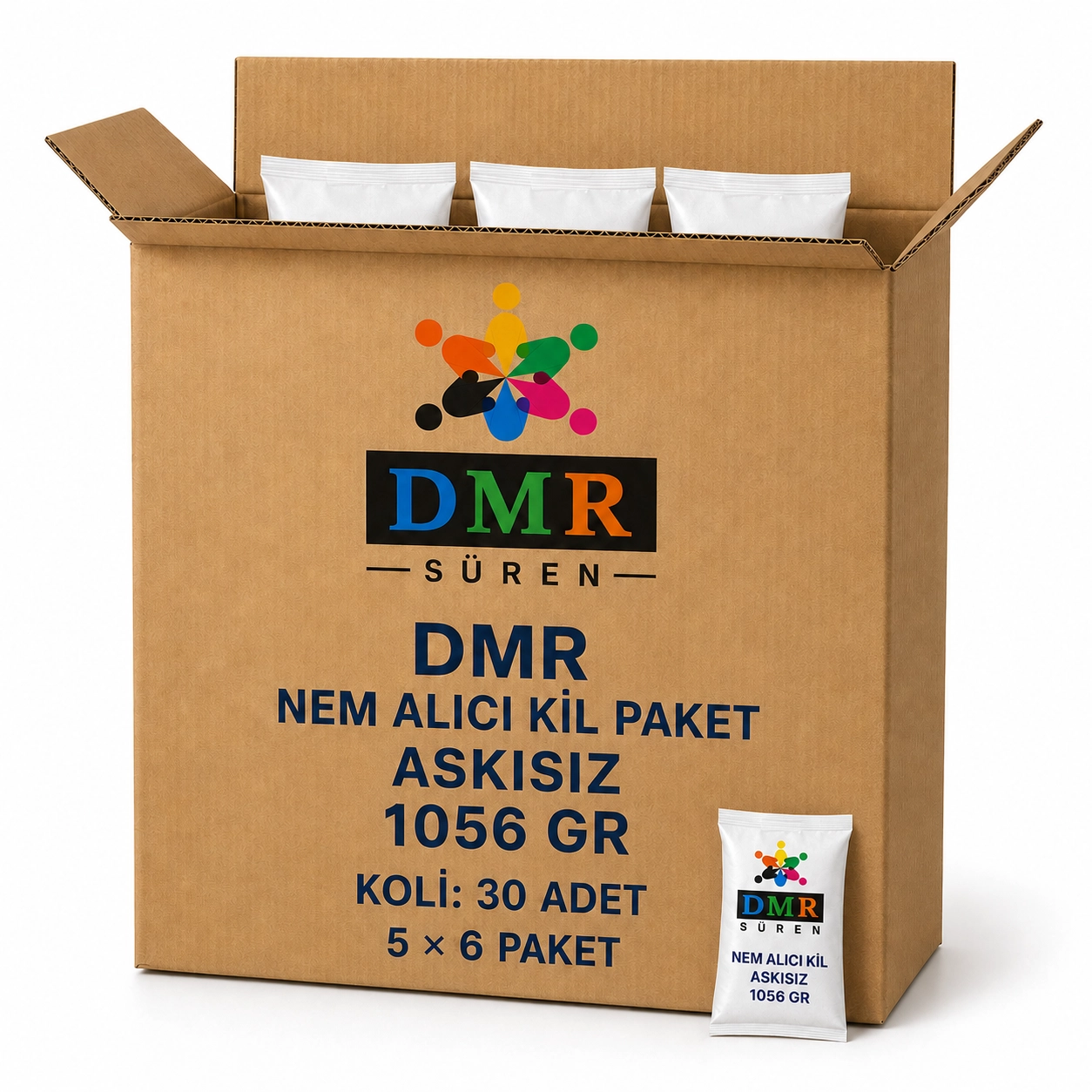 DMR Nem Alıcı Kil PAket  (ASKISIZ) 1056 gr Koli (5 li 6 paket )