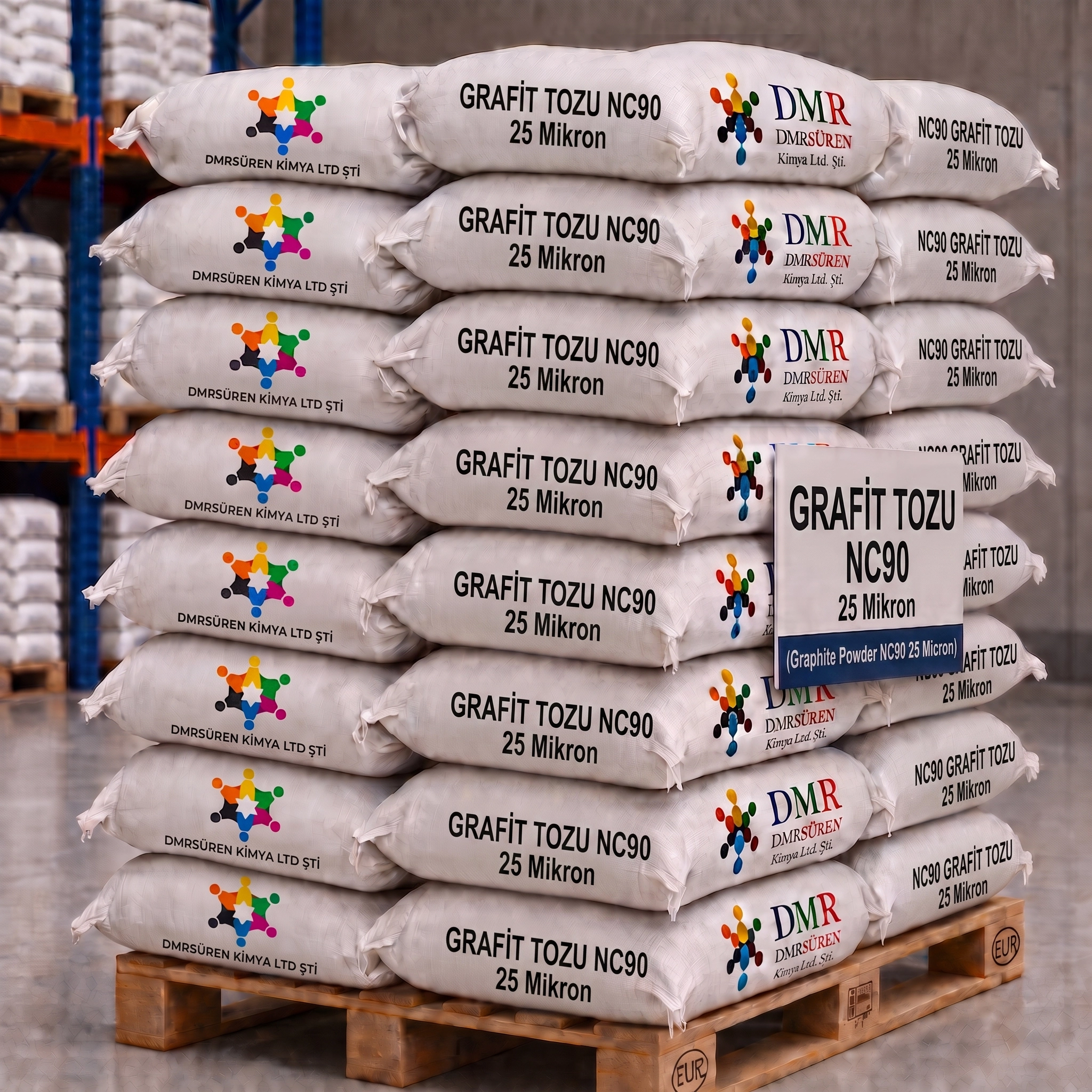 Grafit Tozu NC90 1Kg 25 Mikron Graphite Powder NC90 25 Micron