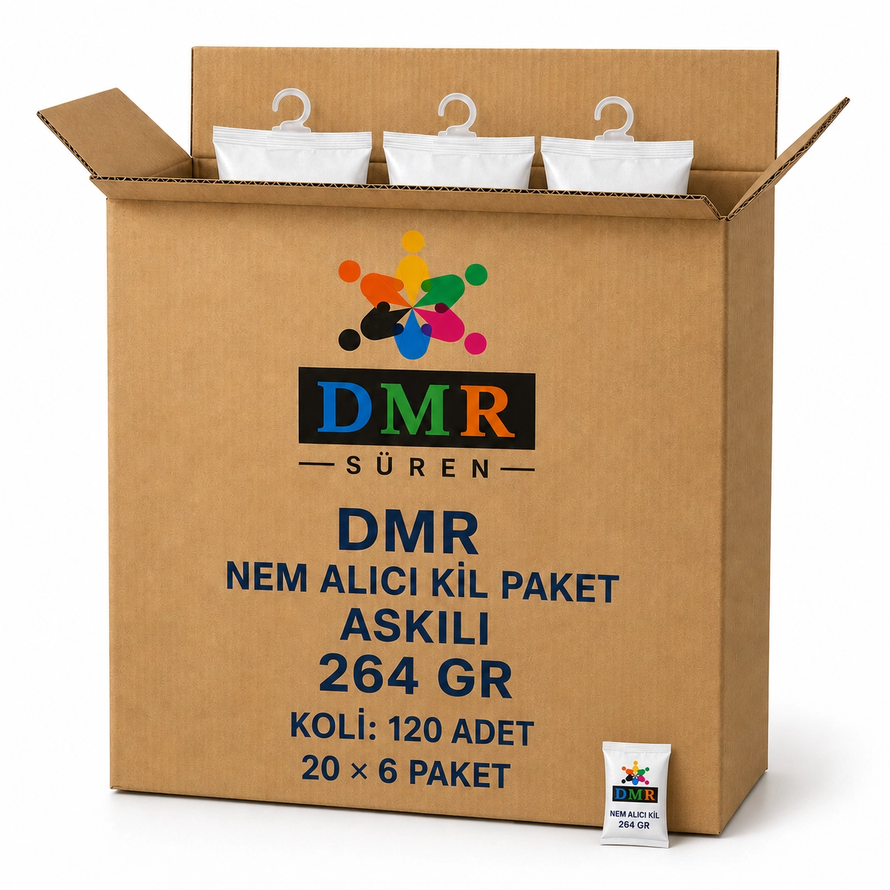 DMR Nem Alıcı Kil PAket (ASKILI) 264 gr Koli (20 li 6 paket)