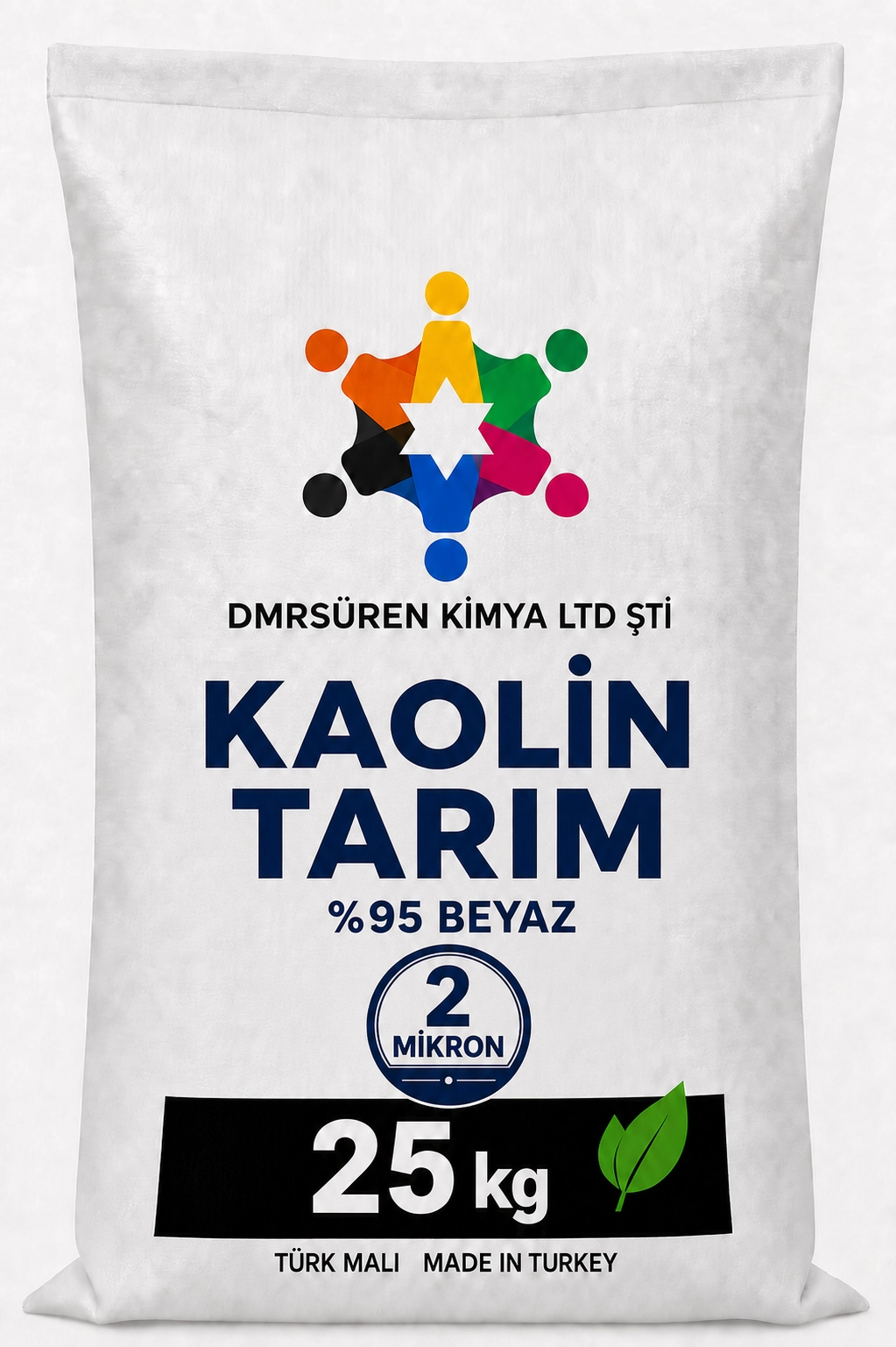 Kaolin (Beyaz) 25KG 2 Mikron