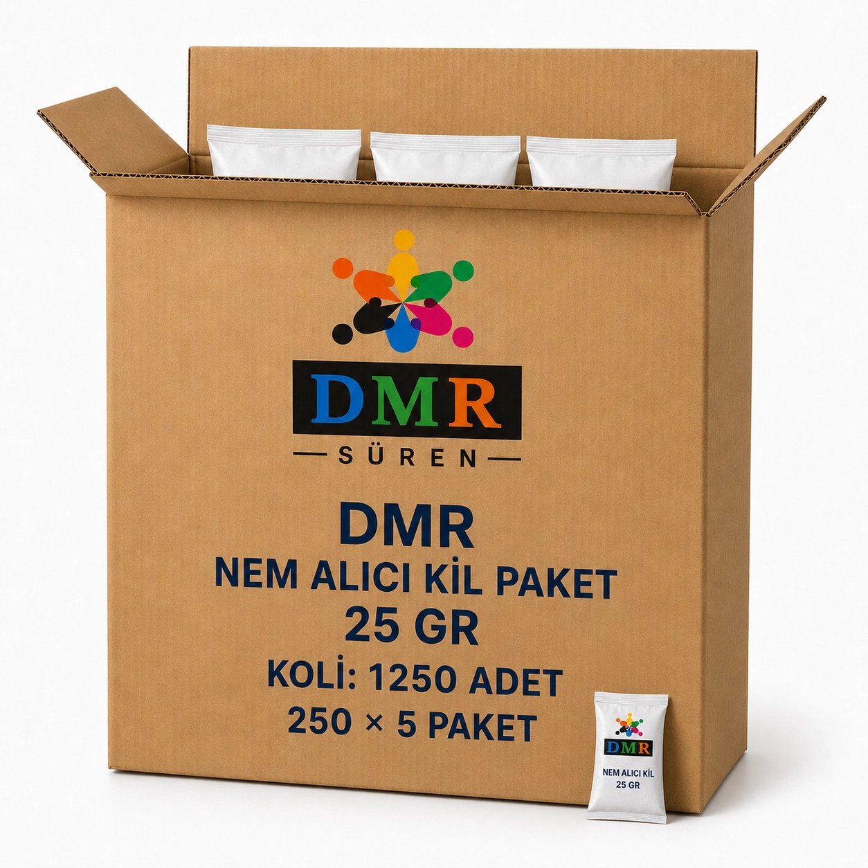 DMR Nem Alıcı Kil PAket  25 gr Koli (250 li 5 paket)