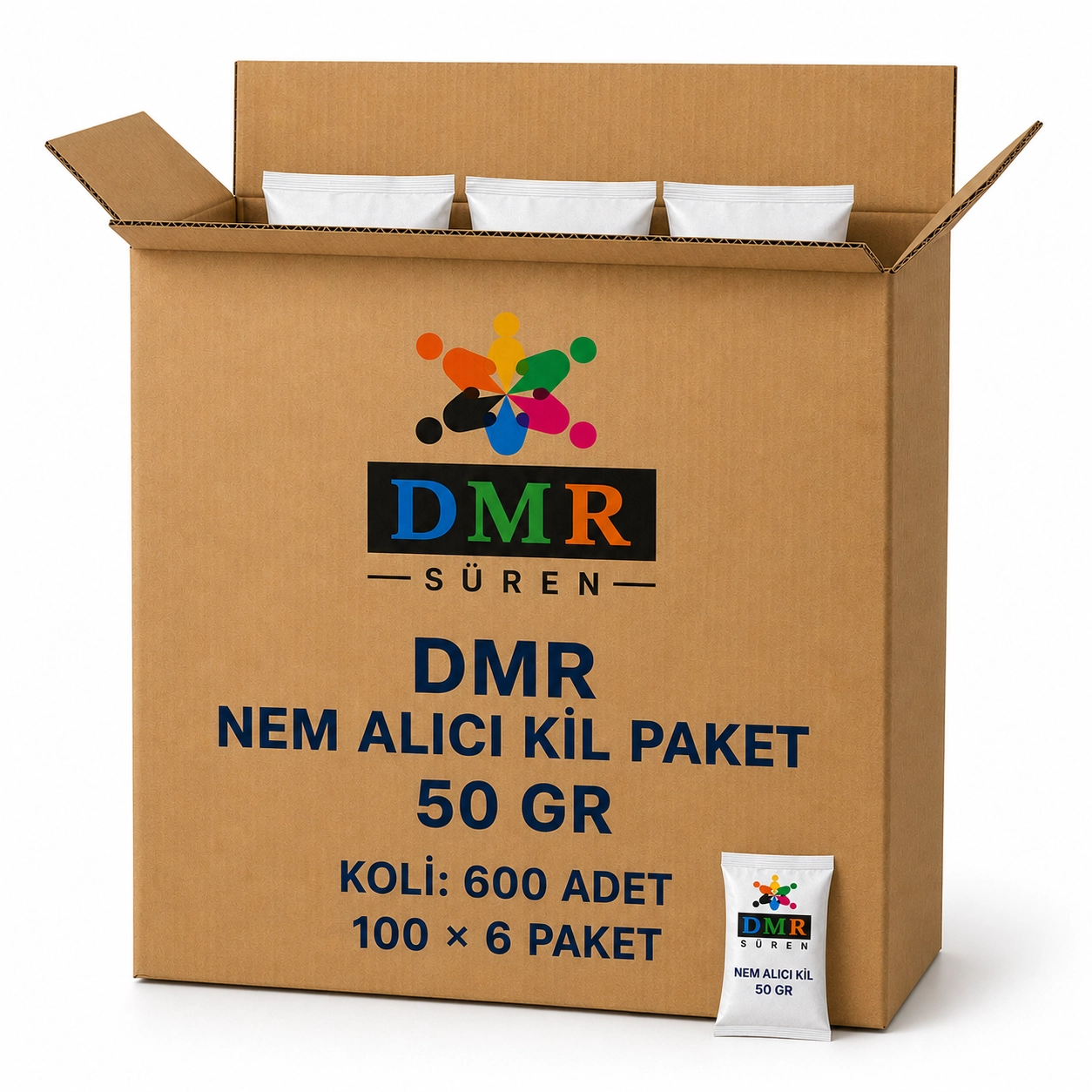 DMR Nem Alıcı Kil PAket  50 gr Koli ( 100 lü 6 paket)