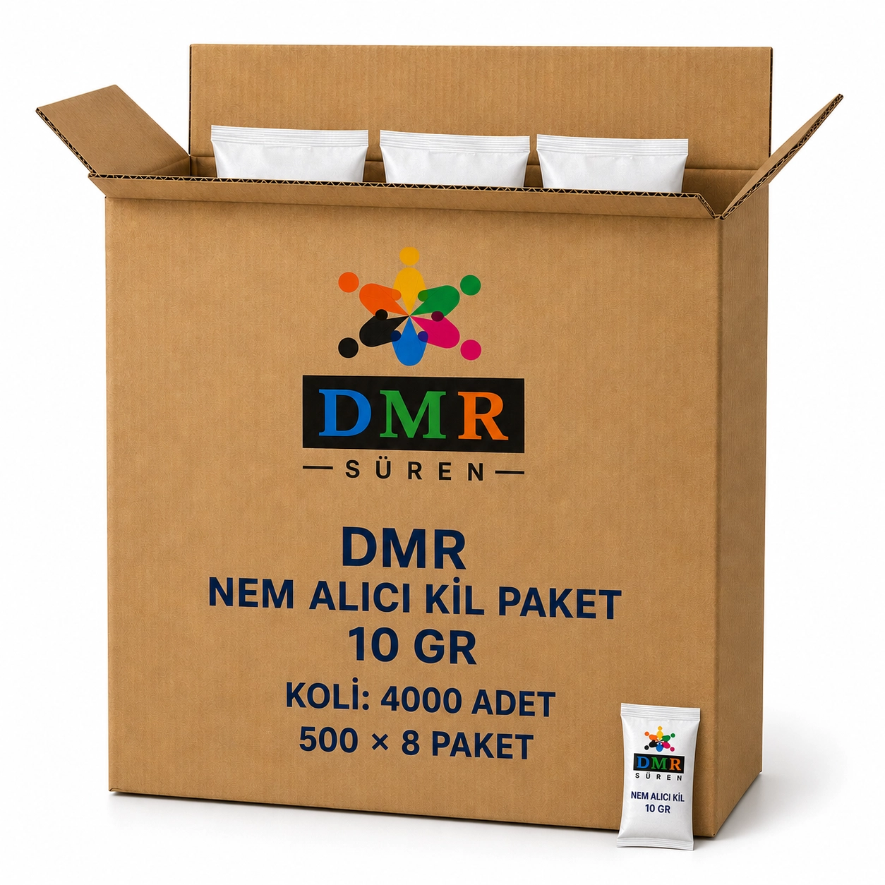 DMR Nem Alıcı Kil PAket  10 gr Koli (500 lü 8 paket)
