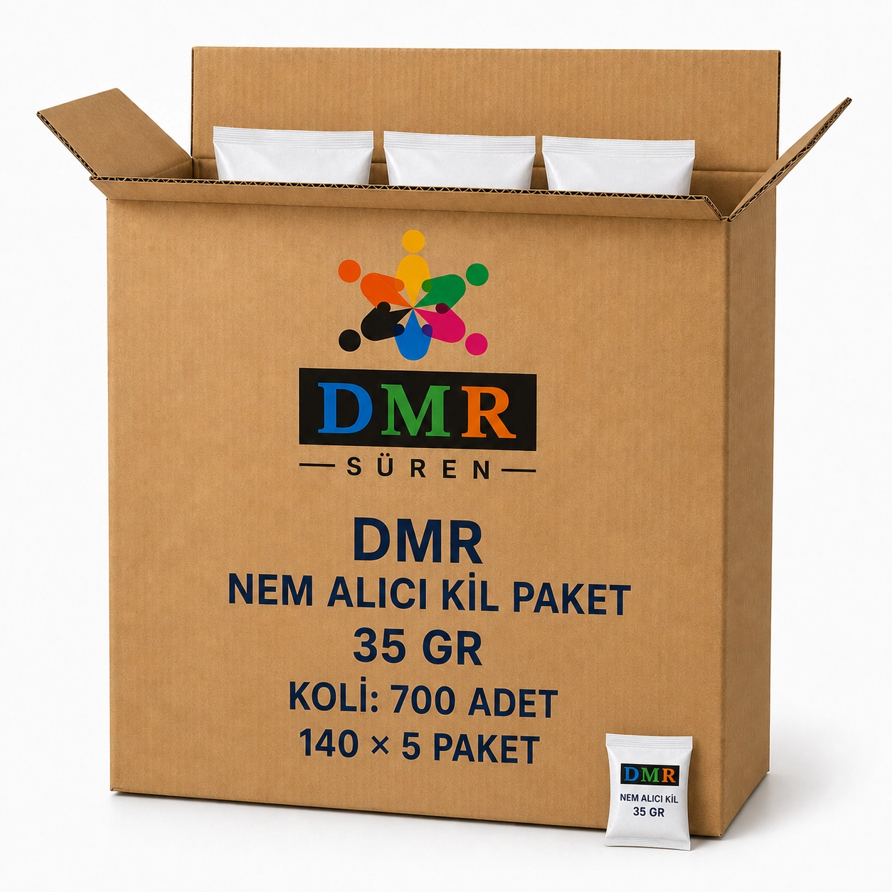 DMR Nem Alıcı Kil PAket  35 gr Koli (140 lı 5 paket)