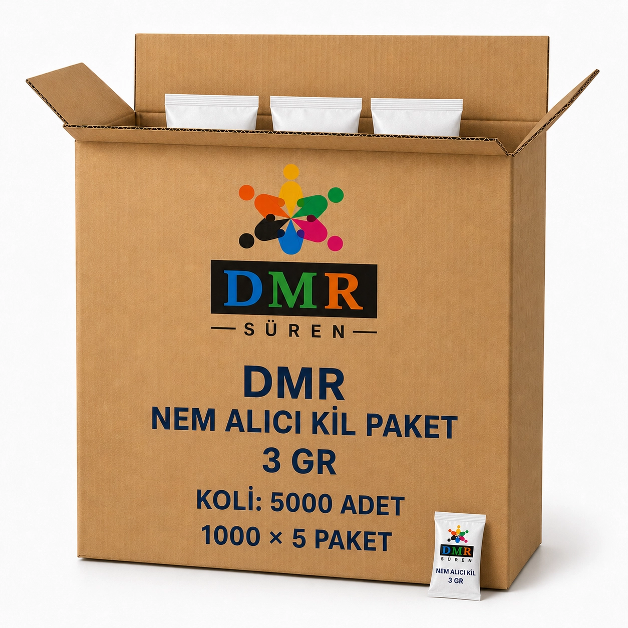 DMR Nem Alıcı Kil PAket  3 gr  Koli (1000 li 5 paket)