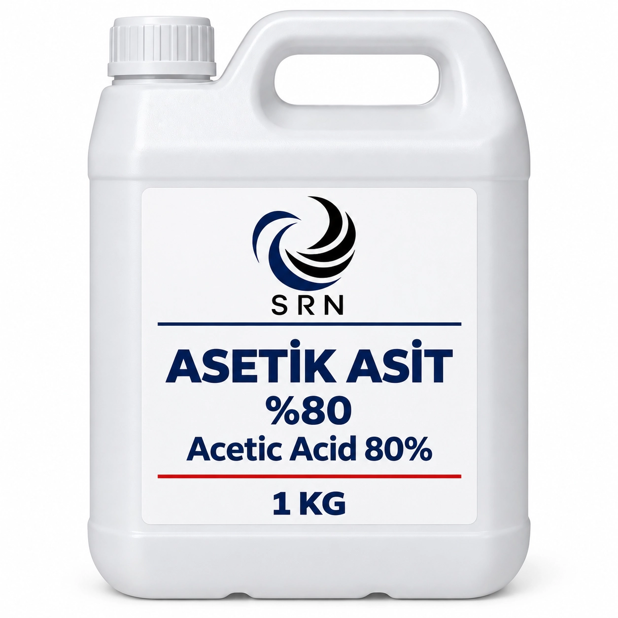 ASETİK ASİT %80 BİDON Acetic Acid 80% Can