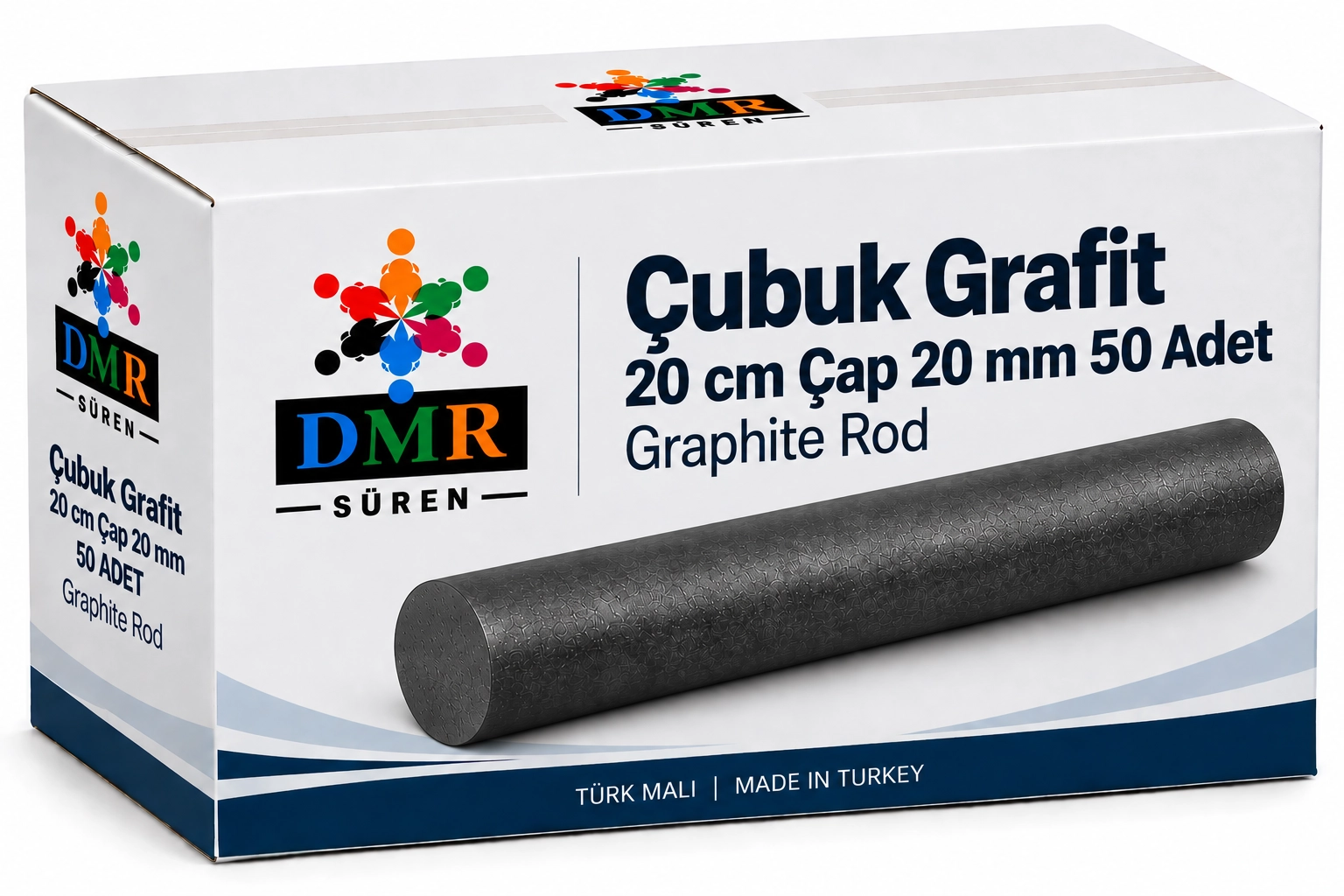 Çubuk Grafit 20 cm Çap 20 mm 50 Adet