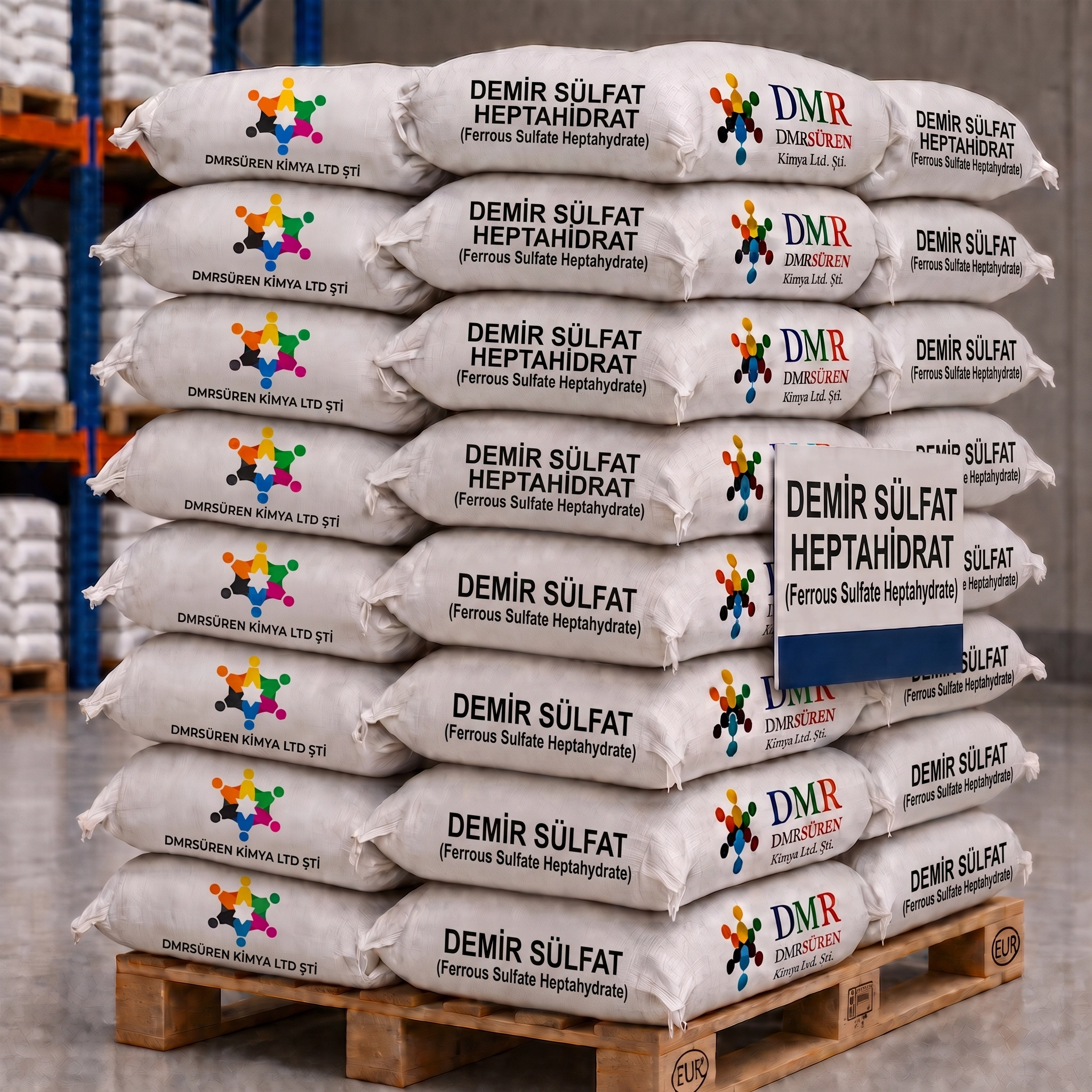 Dermir Sülfat Heptahidrat 1Kg Ferrous Sulfate Heptahydrate