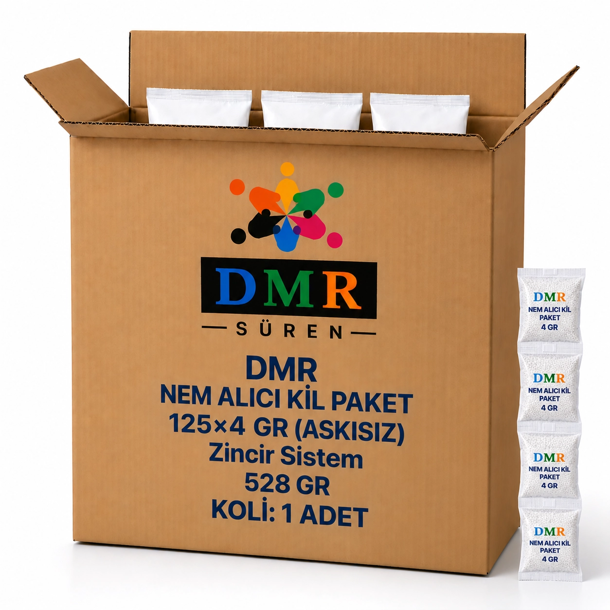 DMR Nem Alıcı Kil PAket 125×4 GR (ASKISIZ) Zincir Sistem 528 gr 1 Adet