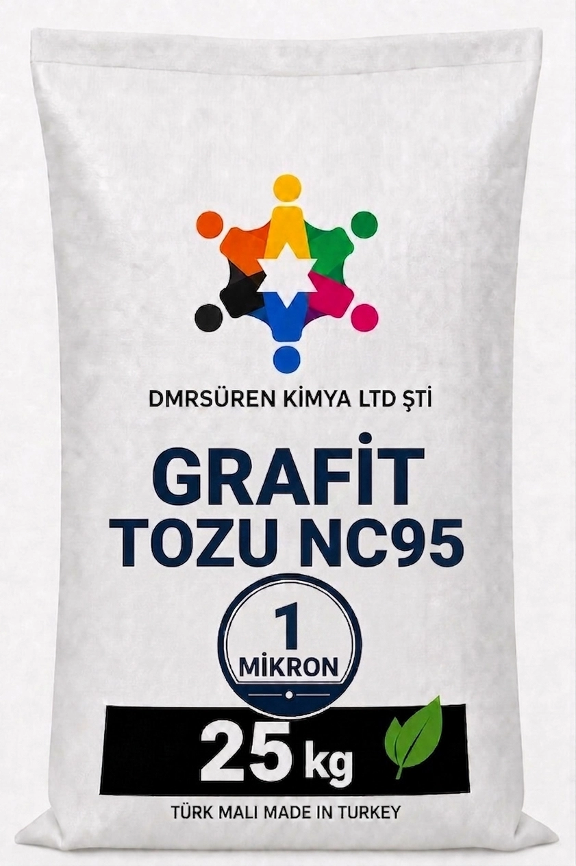 Grafit Tozu NC95 25 Kg 1 Mikron Graphite Powder NC95 1 Micron