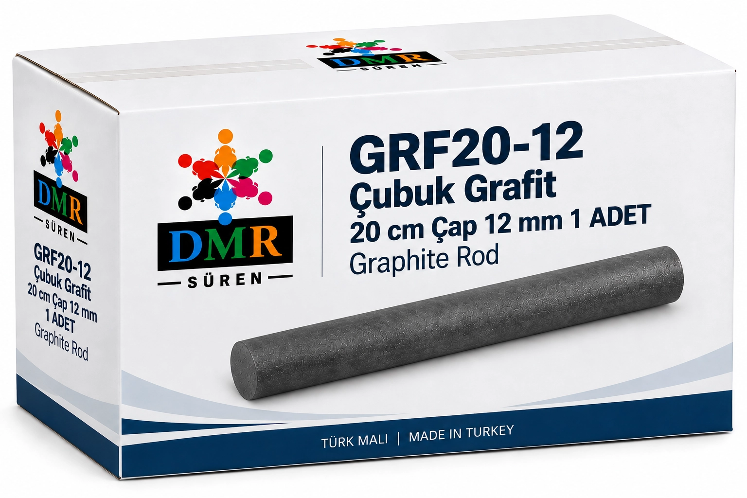 Çubuk Grafit 20 cm Çap 12 mm 1 ADET Graphite Rod