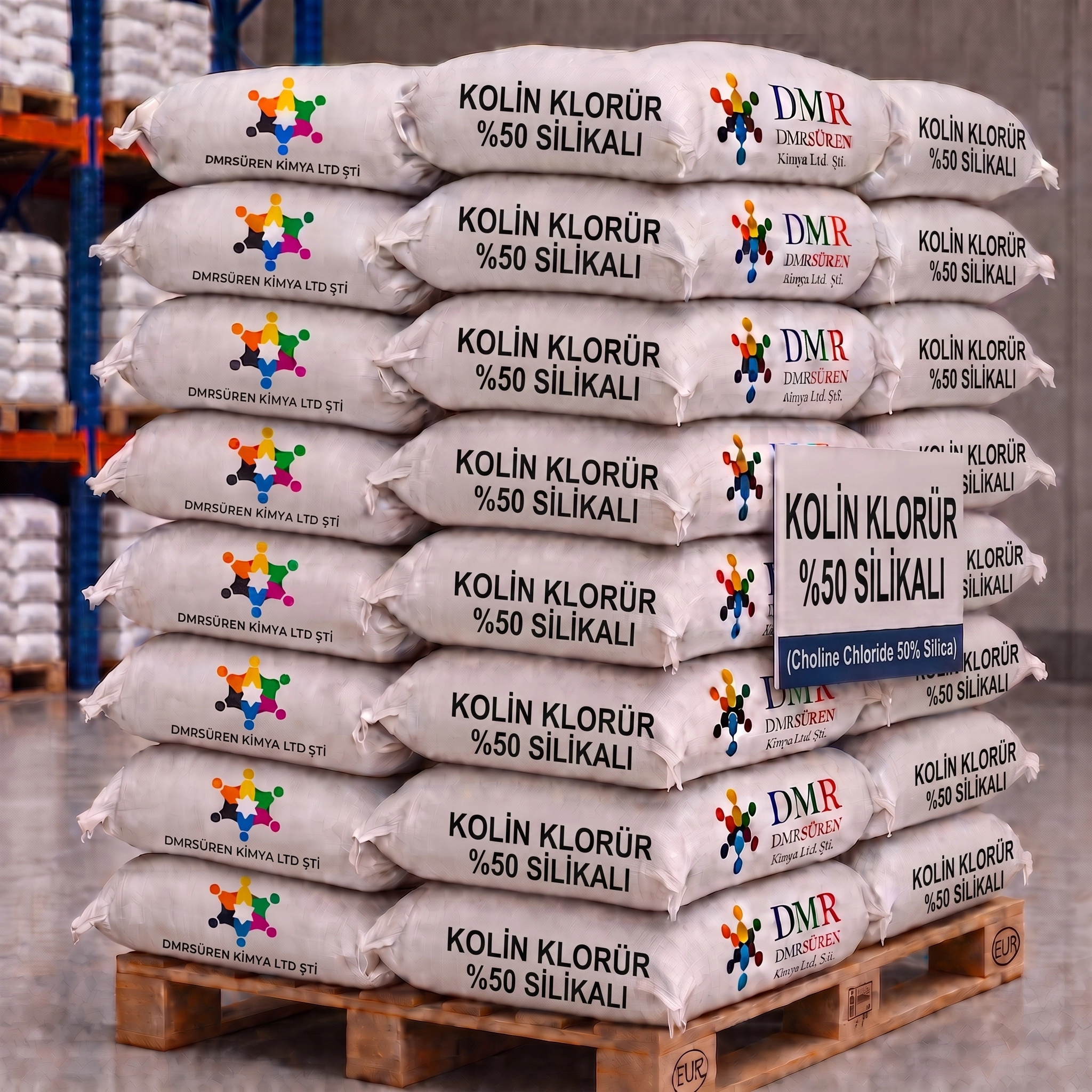 Kolin Klorür %50 Silikalı 1Kg Choline Chloride 50% Silica