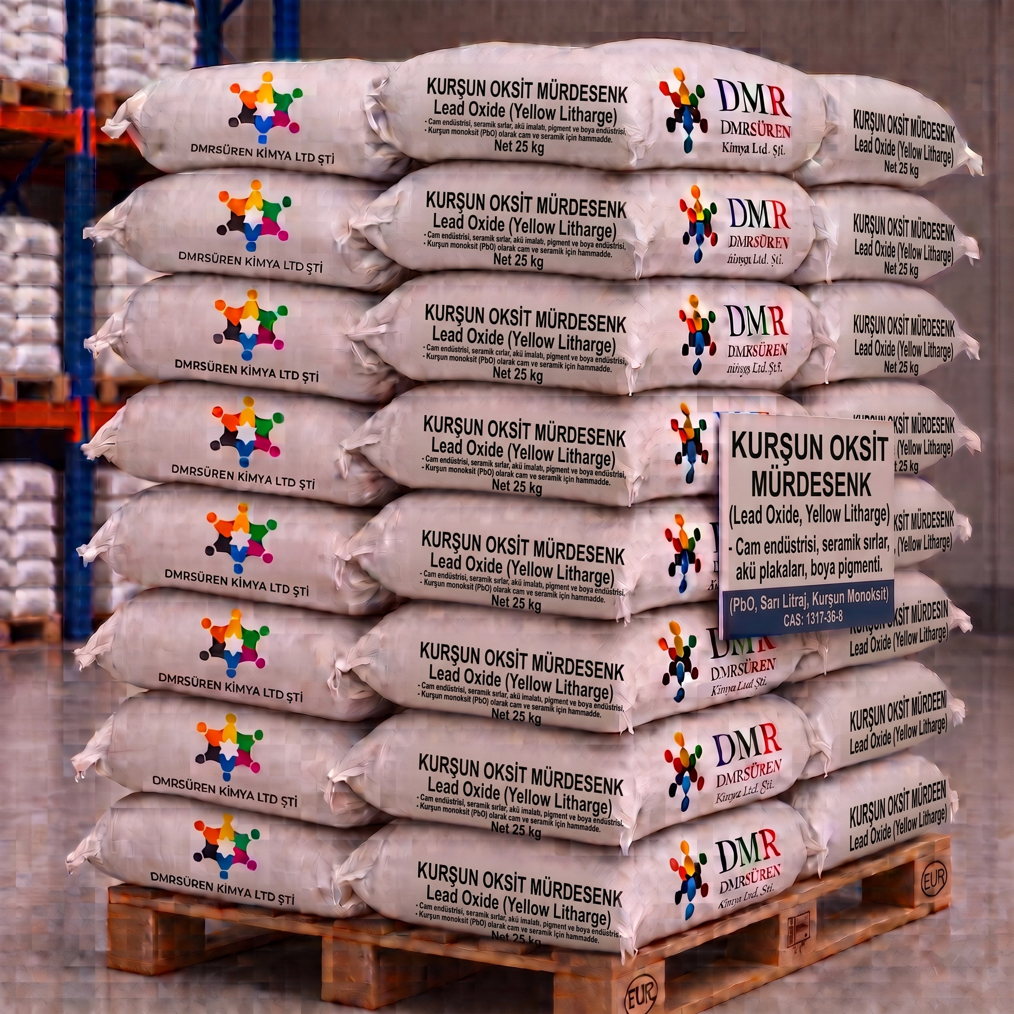 Kurşun Oksit Mürdesenk 1Kg Lead Oxide