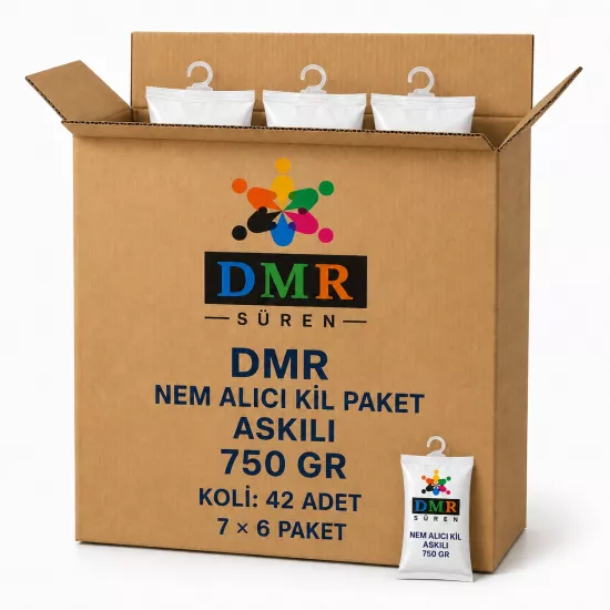 DMR Nem Alıcı Kil PAket (ASKILI) 750 gr Koli (7 li 6 paket )