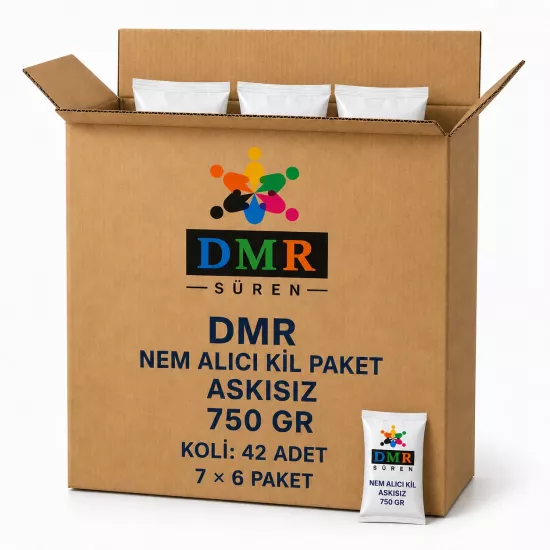 DMR Nem Alıcı Kil PAket (ASKISIZ) 750 gr Koli (7 li 6 paket )