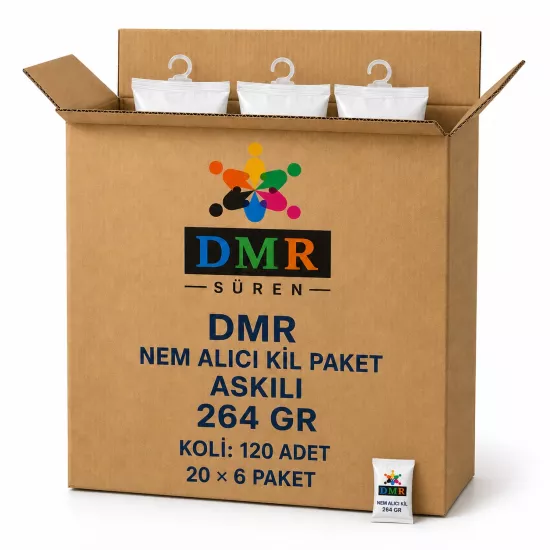 DMR Nem Alıcı Kil PAket (ASKILI) 264 gr Koli (20 li 6 paket)