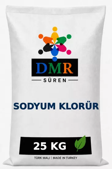 Sodyum Klorür, Sodium Chloride, Tuz, Endüstriyel Tuz, 25 kg