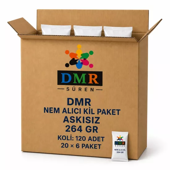 DMR Nem Alıcı Kil PAket (ASKISIZ) 264 gr Koli (20 li 6 paket)