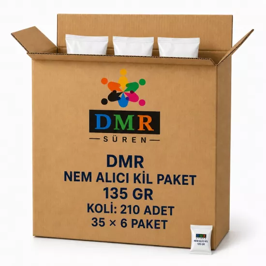 DMR Nem Alıcı Kil PAket  135 gr Koli ( 35 li 6 paket)
