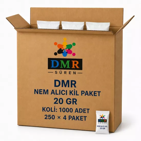 DMR Nem Alıcı Kil PAket  20 gr Koli (250 li 4 paket)