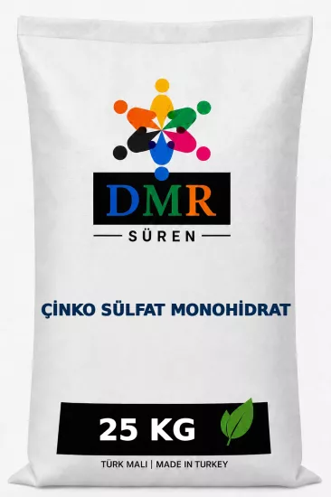 Çinko Sülfat Monohidrat, Zinc Sulfate Monohydrate, Çinko Kimyasalı, 25 kg