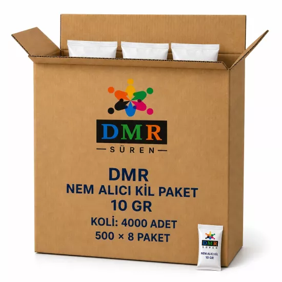DMR Nem Alıcı Kil PAket  10 gr Koli (500 lü 8 paket)
