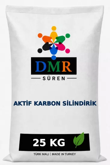 Aktif Karbon, Activated Carbon, Silindirik Aktif Karbon, Filtrasyon, 25 kg