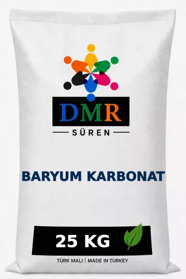 Baryum Karbonat, Barium Carbonate, Seramik Hammaddesi, Kimyasal, 25 kg