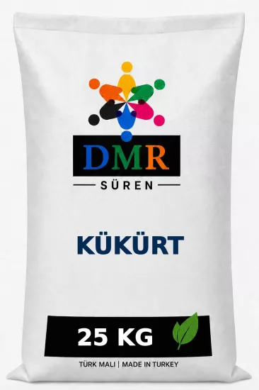 Kükürt, Sulfur, Toz Kükürt, Tarım Kükürdü, 25 kg