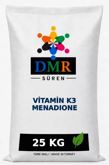 Vitamin K3, Menadion, Menadione, Yem Vitamini, Vitamin Hammaddesi, 25 kg
