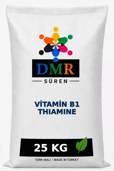 Vitamin B1, Tiamin, Thiamine, B1 Vitamini, Yem Katkı Maddesi, 25 kg