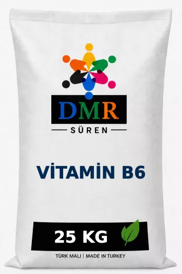 Vitamin B6, Piridoksin, Pyridoxine, B6 Vitamini, Vitamin Hammaddesi, 25 kg