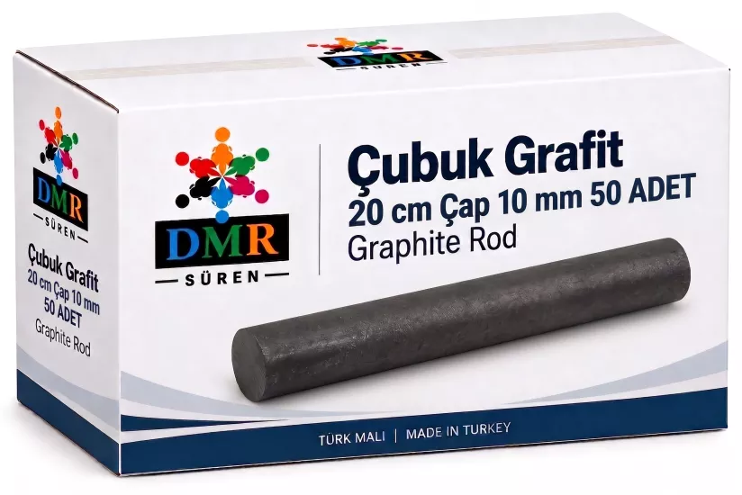 Çubuk Grafit 20 cm Çap 10 mm