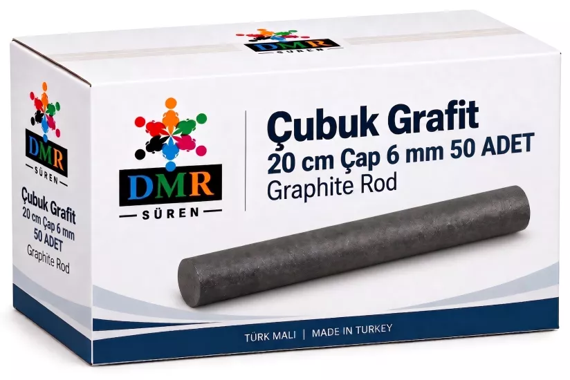Çubuk Grafit 20 cm Çap 6 mm