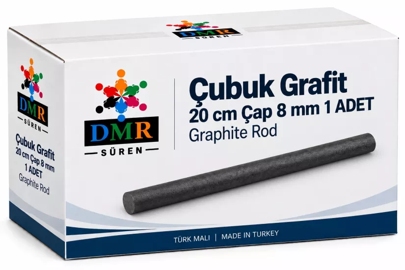 Çubuk Grafit 20 cm Çap 8 mm