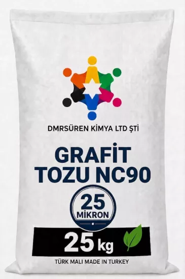 Grafit Tozu NC90, Graphite Powder NC90, 25 Mikron, 25 kg