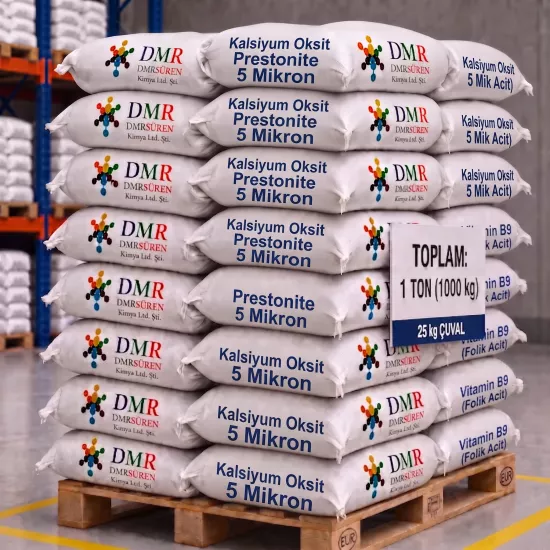 Kalsiyum Oksit 1KG Prestipite 5 Mikron