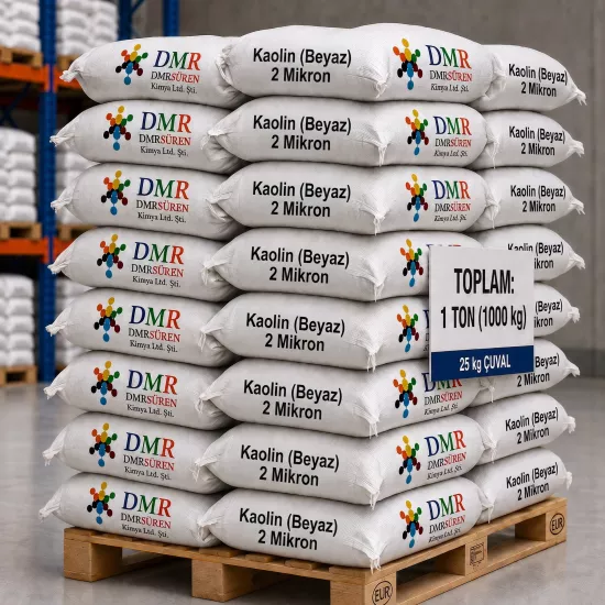 Kaolin (Beyaz) 1KG 2 Mikron