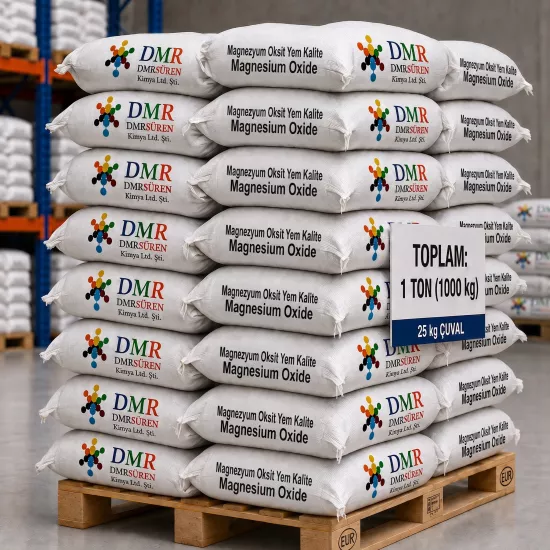 Magnezyum Oksit Yem Kalite 1Kg Magnesium Oxide