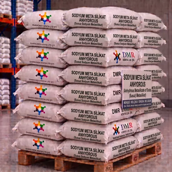 SODYUM META SİLİKAT ANHYDROUS BELÇİKA Anhydrous Sodium Metasilicate Belgium 