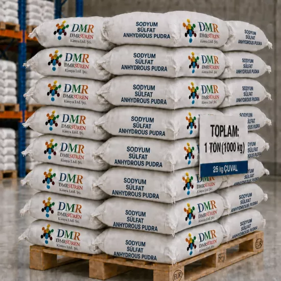 SODYUM SÜLFAT ANHYDROUS PUDRA Anhydrous Sodium Sulfate Powder