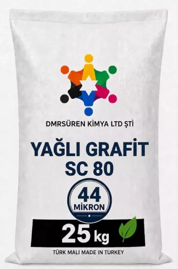 Yağlı Grafit SC80, Oily Graphite SC80, Grafit Tozu, 44 Mikron, 25 kg