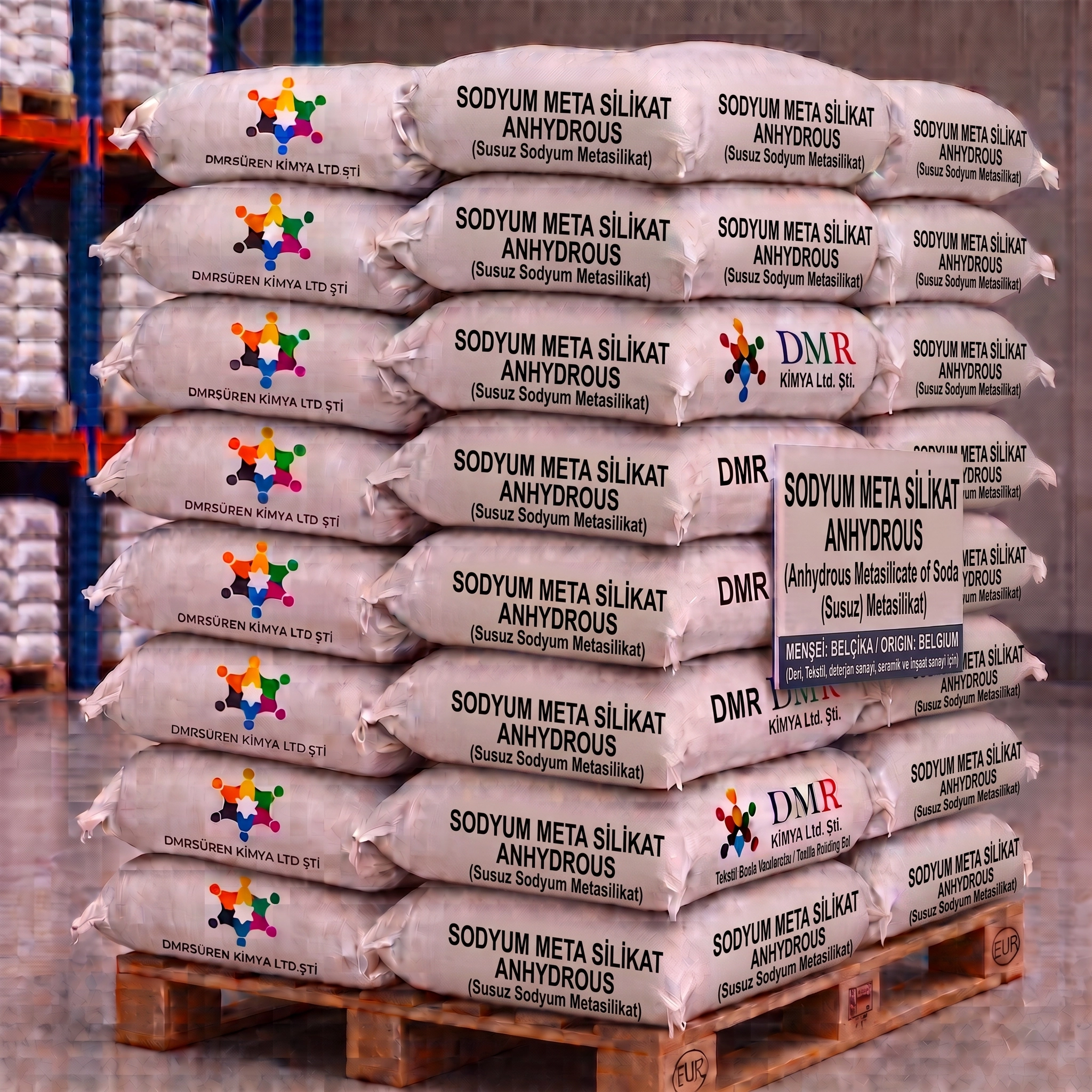 SODYUM META SİLİKAT ANHYDROUS BELÇİKA Anhydrous Sodium Metasilicate Belgium 